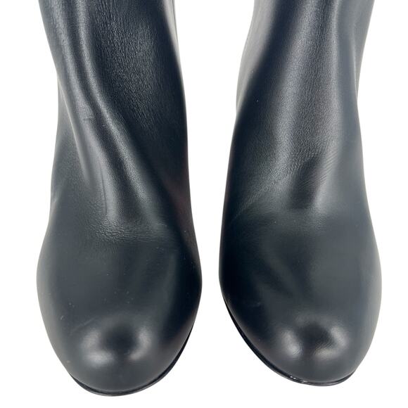 Christian Louboutin Loo Botta 85mm Knee High Boot in Black Calf Leather - Picture 6 of 16